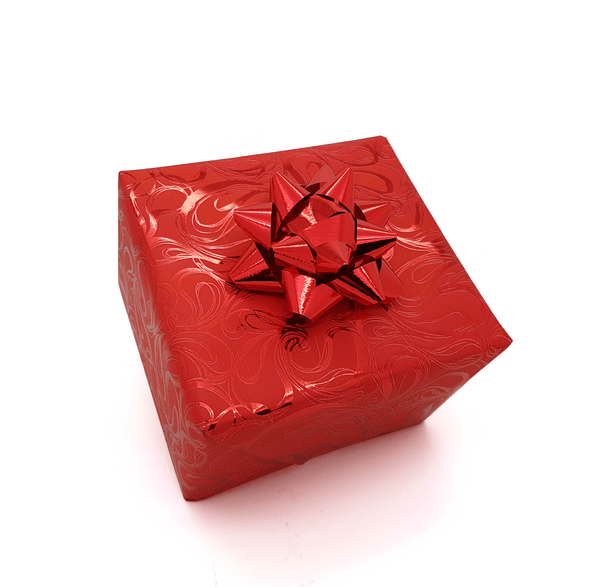 Red Swirl Wrapping Paper-Red Counter Roll Gift Wrap