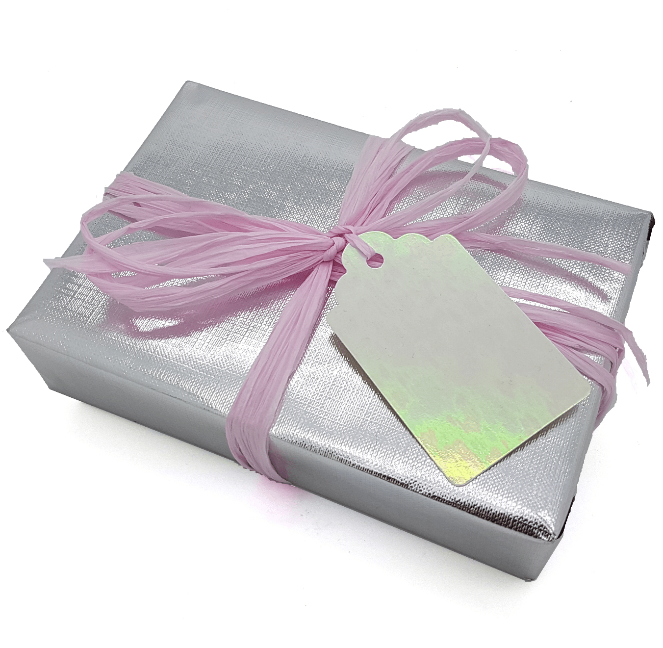 Gift Wrap Counter Roll Glossy Pinstripe - Black & Grey