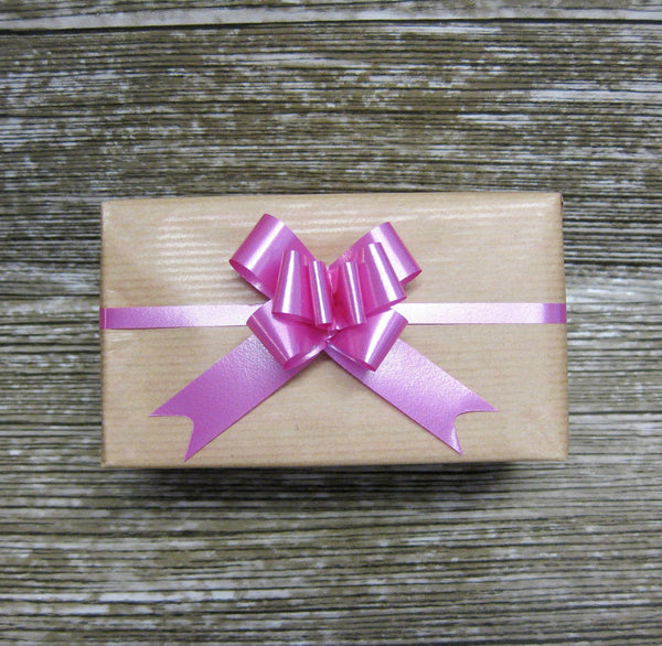 Cerise Pink Pull Bow-Small Pink Pull Bow