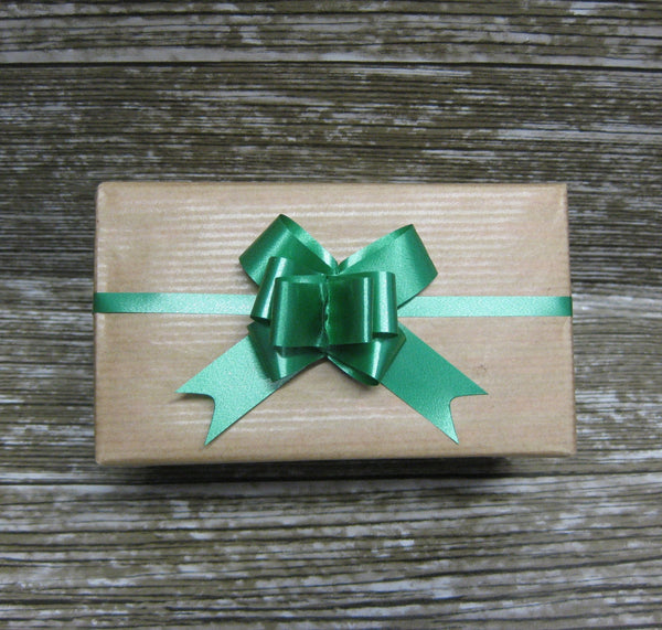 Green Pull Bows - Pack of 50 - Hallons