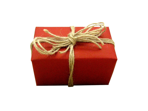 Rich Red Matte and Gold Double-sided Wrapping Paper