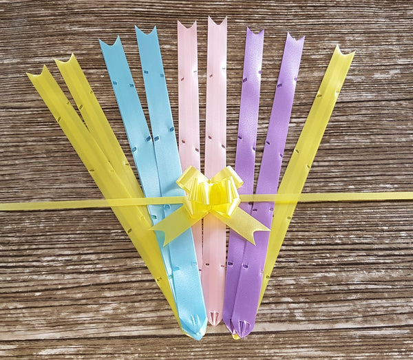 Spring Pastel Easter Pull Bows - Pack of 10 - Hallons