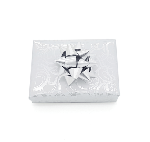White Metallic Wrapping Paper-White Counter Roll Gift Wrap