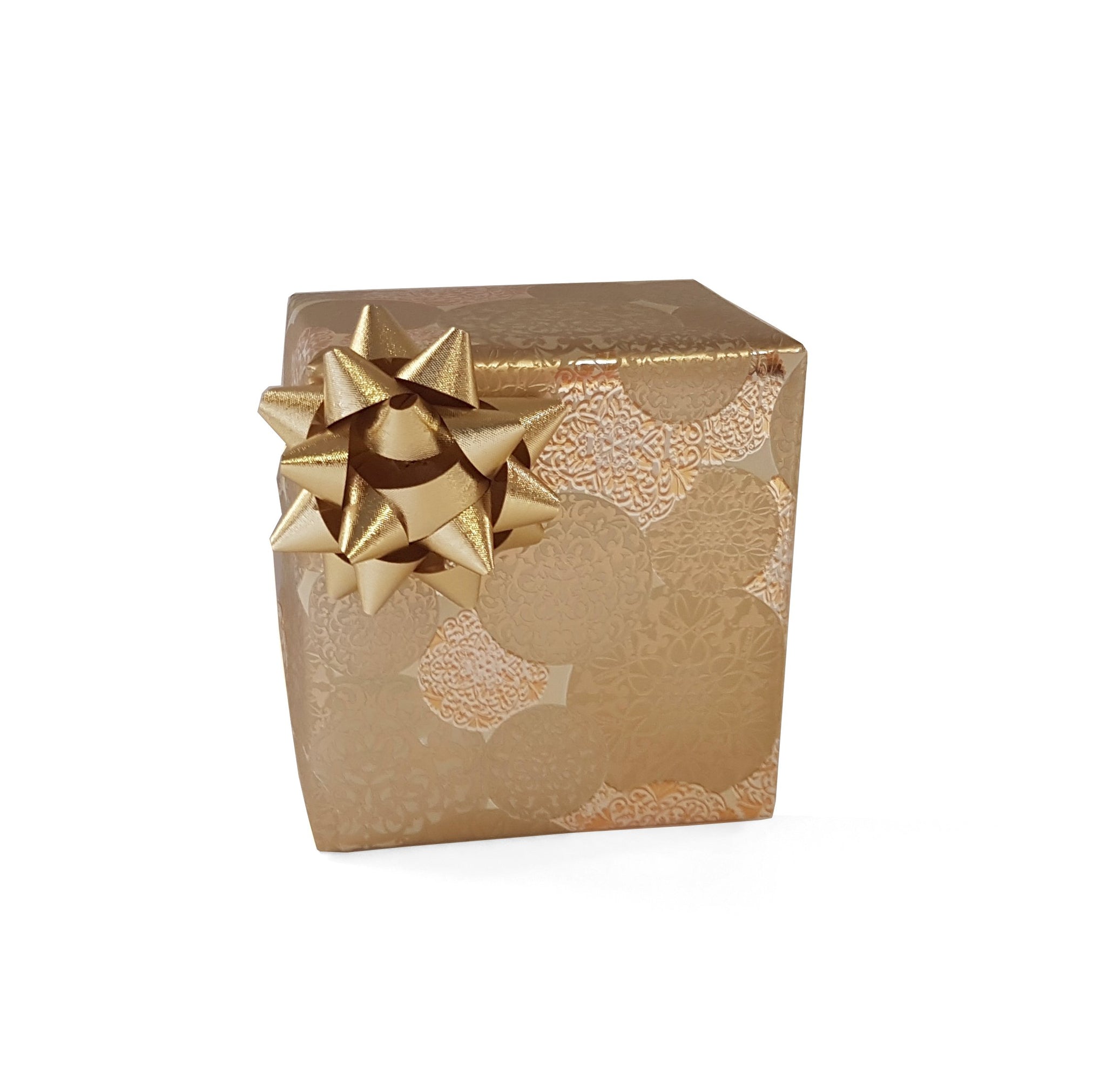 Gold Xmas Gift Wrap-Warm Gold Xmas Wrapping Paper