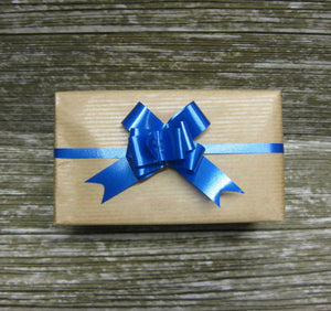 Blue Pull Bows - Pack of 50 - Hallons