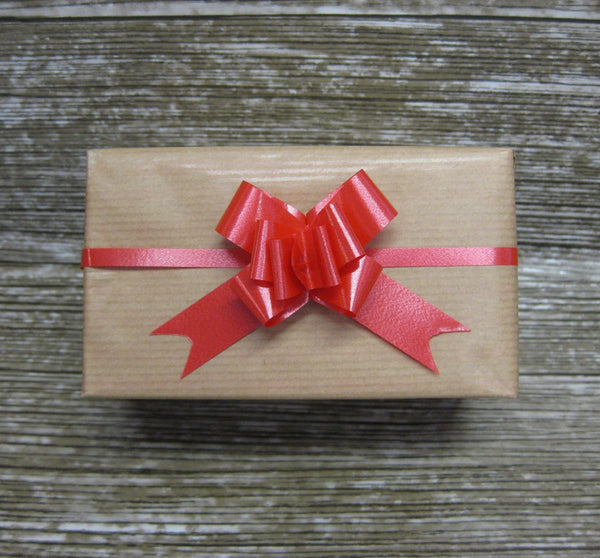 Small Red Gift Bow-Small Pull Bow Red-Small Xmas Bow