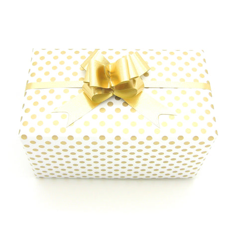 Reversible Xmas Gift Wrap-Polka Dot Wrapping Paper