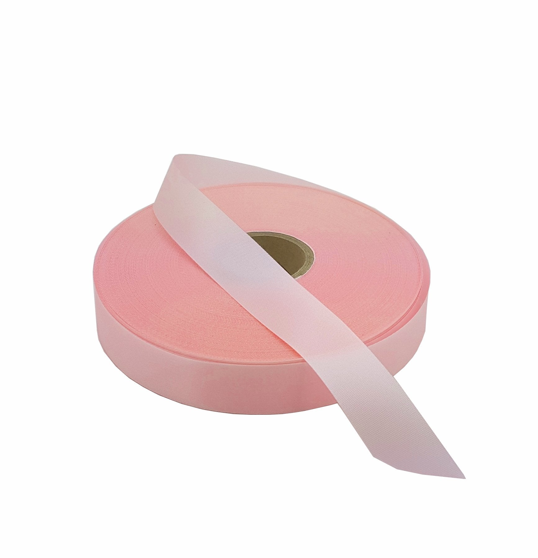 Pastel Pink Satin Ribbon-Pale Pink Single Faced Satin Ribbon