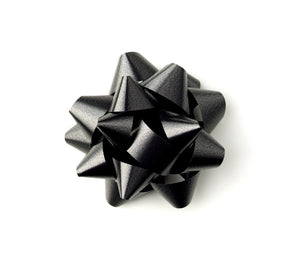 Black Star Bows - Pack of 100
