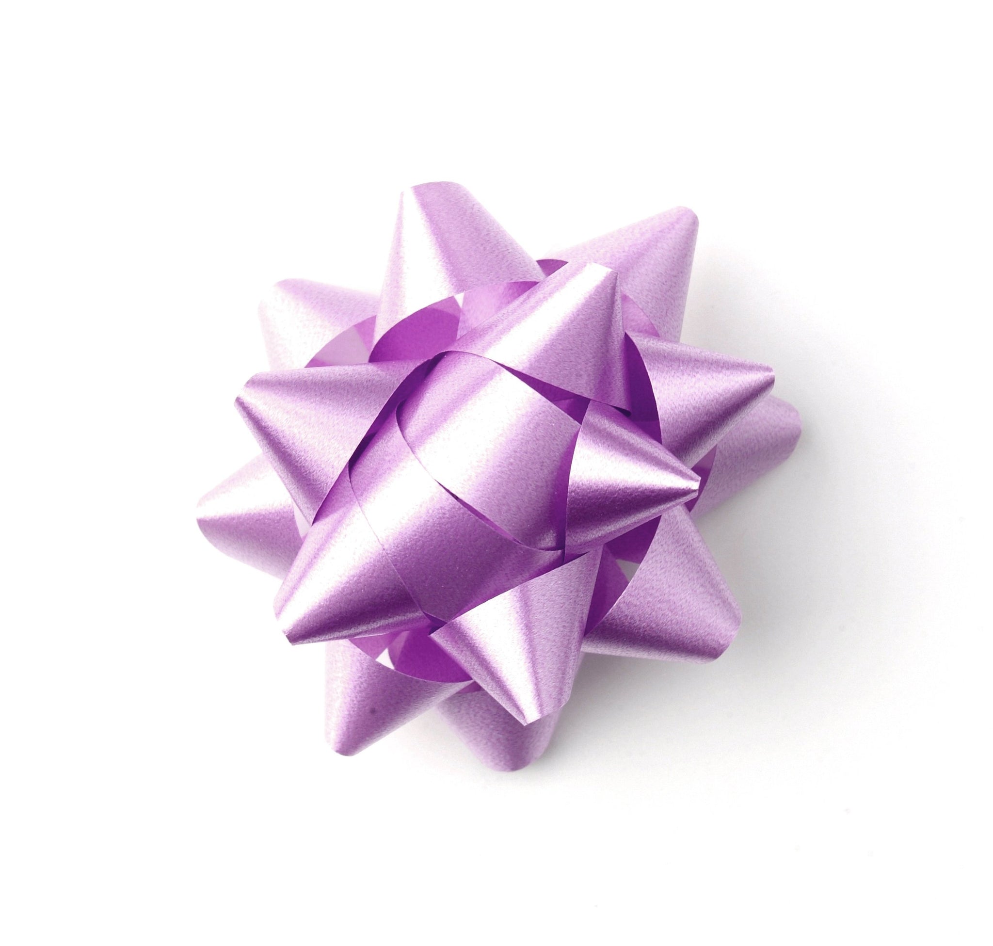 Lilac Star Bow-Pastel Purple Bow