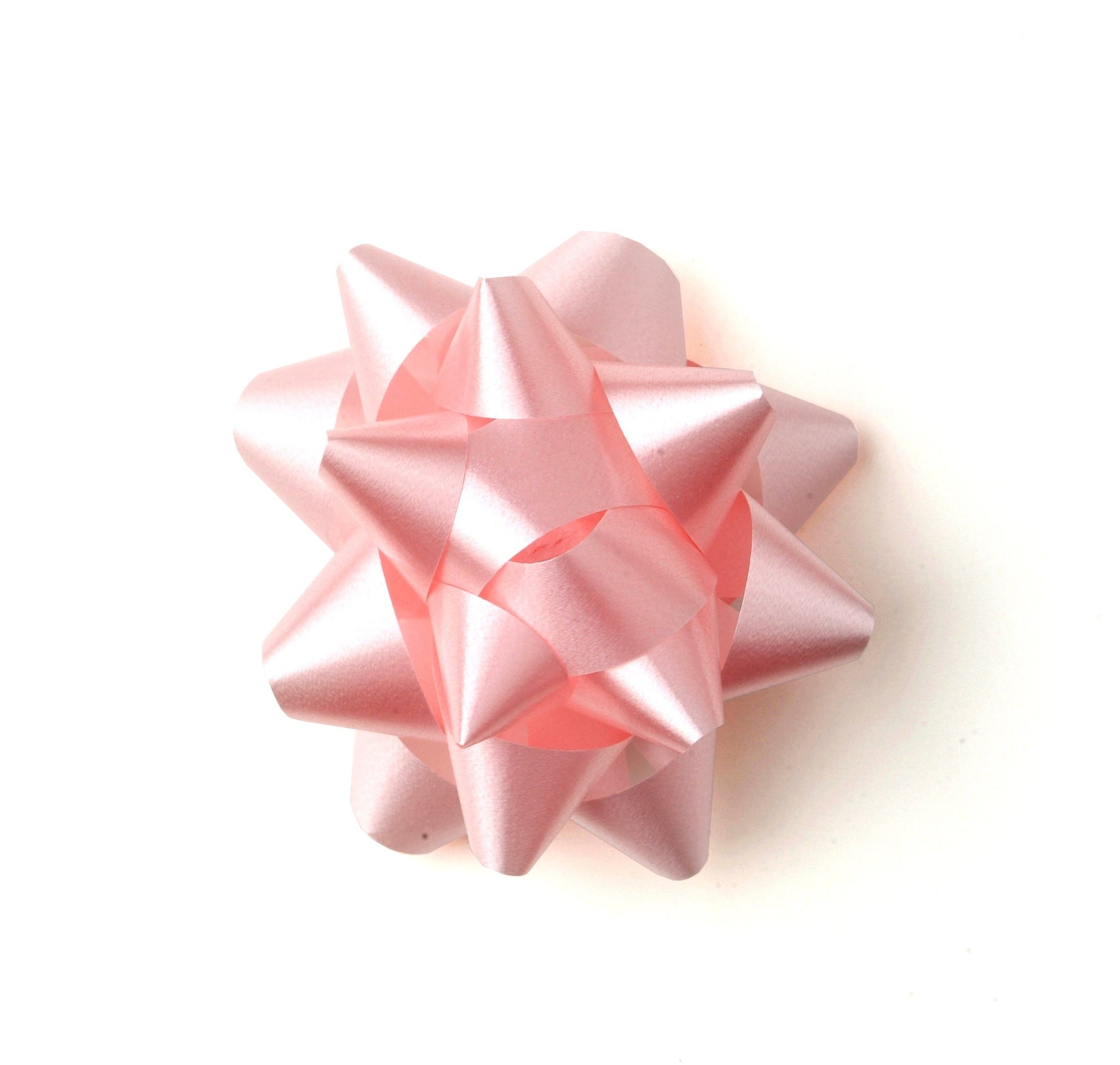 Pastel Pink Star Bow-Pretty Pink Bow-Self-adhesive Pink Bow