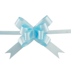 Pastel Blue Gift Bow-Baby Blue Pull Bow