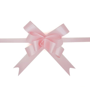 Pastel Pink Pull Bow-Pale Pink Gift Bow-Baby Pink Bow
