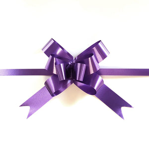 Purple Pull Bow-Purple Bow-Purple Ribbon