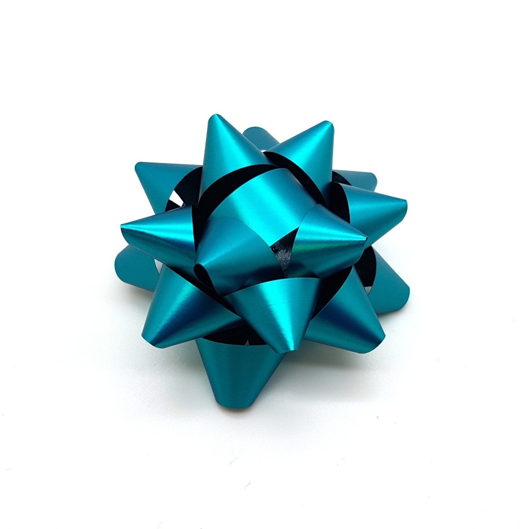 Turquoise Star Bows-Teal Gift Bows-Teal Xmas Bows
