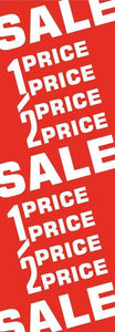 Half-Price Sale Poster Vertical
